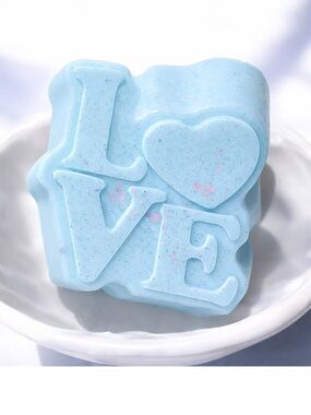 Lavender mint Soap 3x3in 6oz purple shea butter & coconut oil based